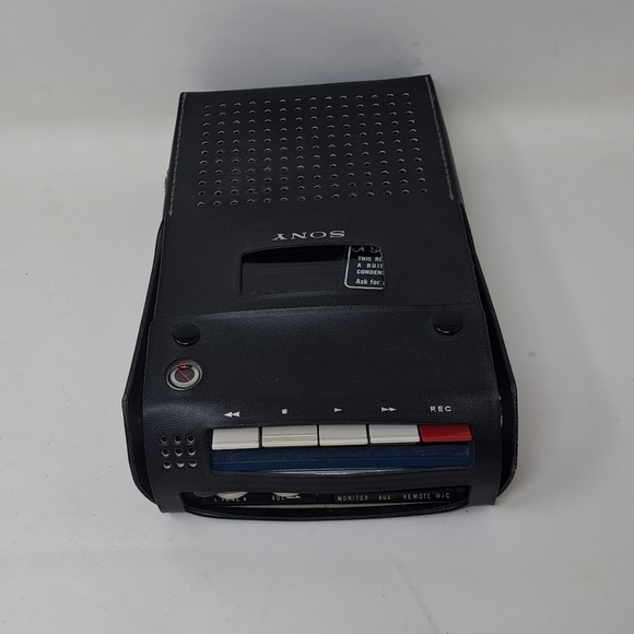 Sony Tape Recorder TC-110 Tapecorder  Solid State with Case Vintage HQ 70s 80s - Picture 13 of 13